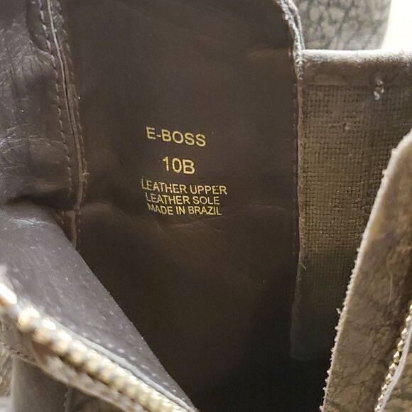 ELIZABETH AND JAMES Grey Booties - Size 10 - Picture 7 of 10